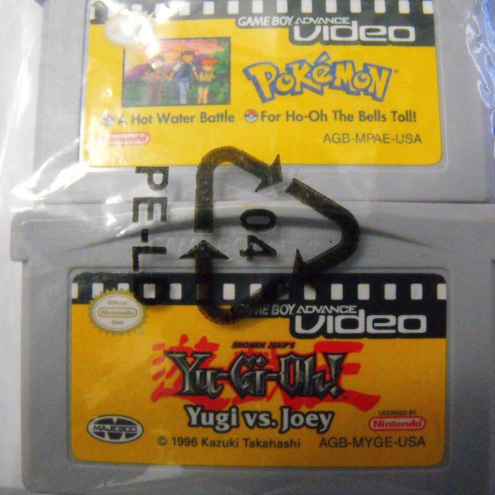 Gameboy Advance Movie Cartoon Pokemon and Yugi